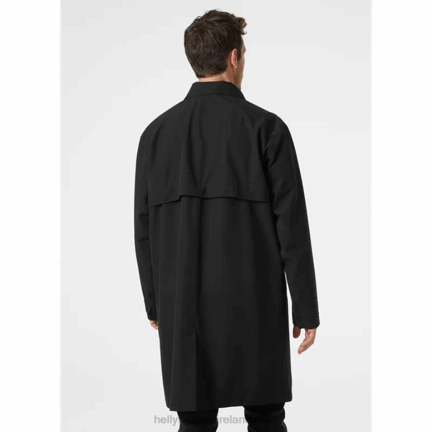 BLACK 8V222F252 Helly-Hansen MEN'S VIKA RAINCOAT