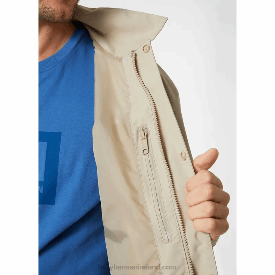 HH KHAKI 8V222F251 Helly-Hansen MEN'S VIKA RAINCOAT