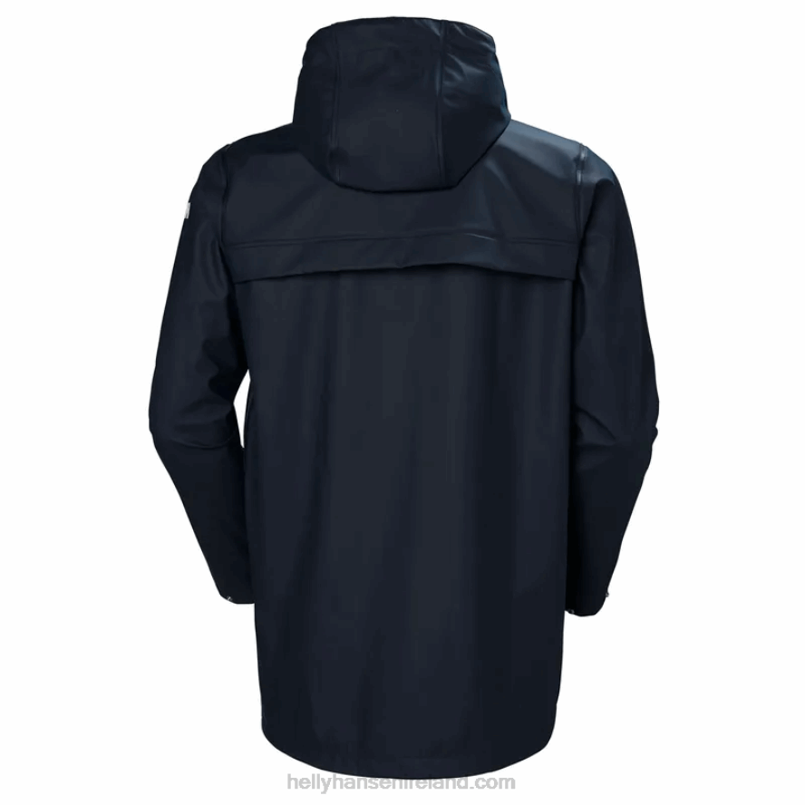 NAVY 8V222F270 Helly-Hansen MEN'S MOSS RAINCOAT