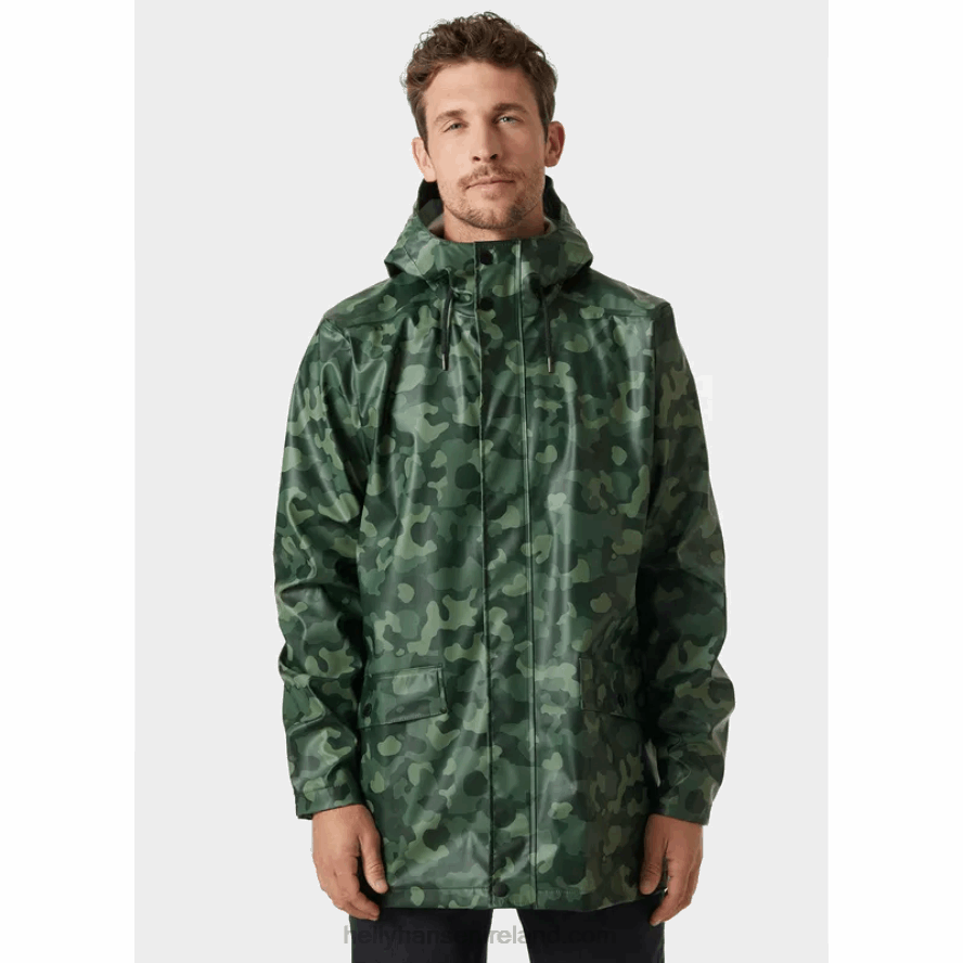 SPRUCE AOP 8V222F268 Helly-Hansen MEN'S MOSS RAINCOAT