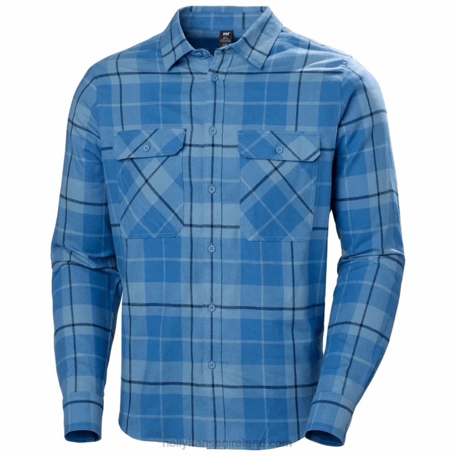 DARKEST SPR 8V222F1022 Helly-Hansen MEN'S LOKKA ORGANIC FLANNEL SHIRT