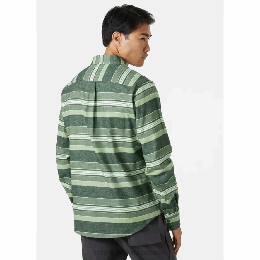 PEBBLE PLAI 8V222F1020 Helly-Hansen MEN'S LOKKA ORGANIC FLANNEL SHIRT