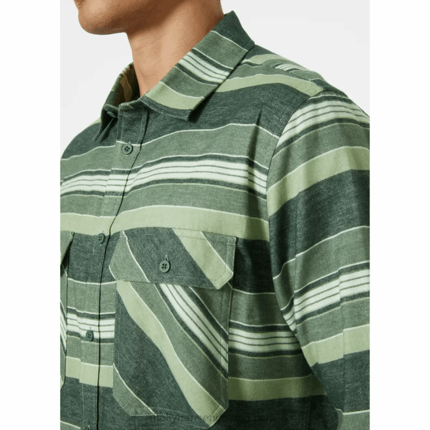 PEBBLE PLAI 8V222F1020 Helly-Hansen MEN'S LOKKA ORGANIC FLANNEL SHIRT