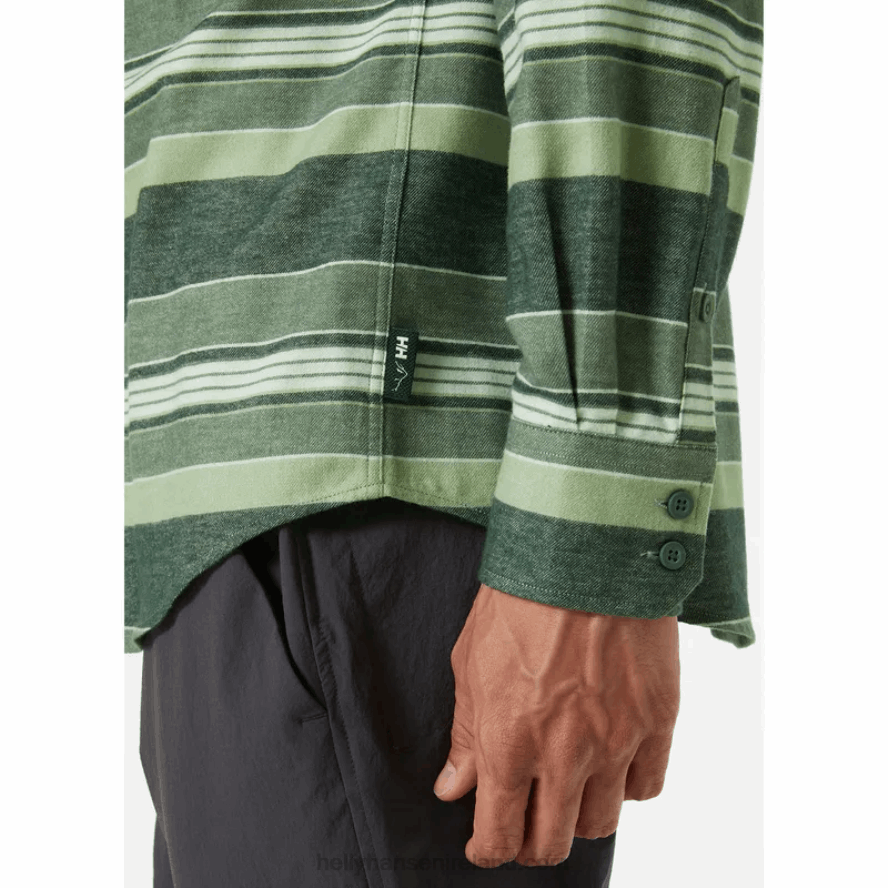 PEBBLE PLAI 8V222F1020 Helly-Hansen MEN'S LOKKA ORGANIC FLANNEL SHIRT