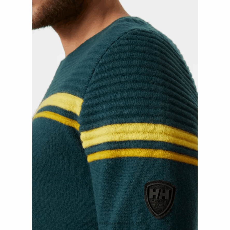 EBONY 8V222F813 Helly-Hansen MEN'S CARV KNITTED SWEATER