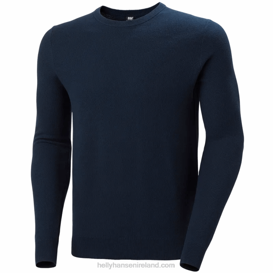 NAVY 8V222F820 Helly-Hansen MEN'S SKAGEN SWEATER