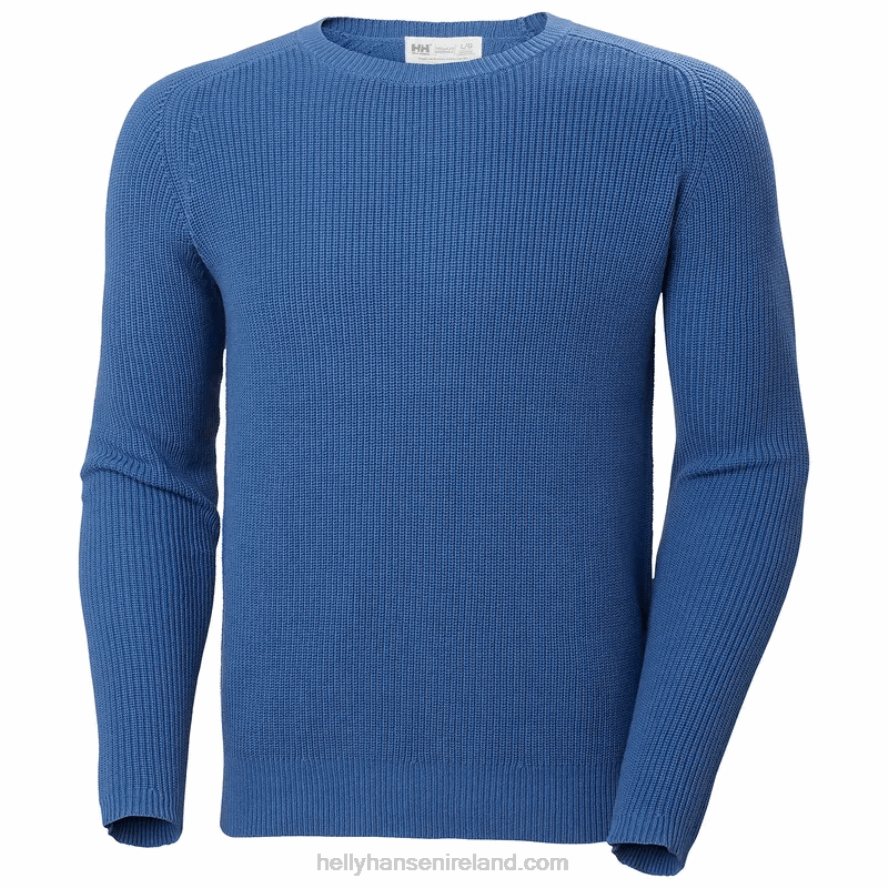 NAVY 8V222F821 Helly-Hansen MEN'S DOCK RIB SWEATER