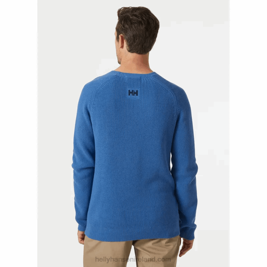 NAVY 8V222F821 Helly-Hansen MEN'S DOCK RIB SWEATER