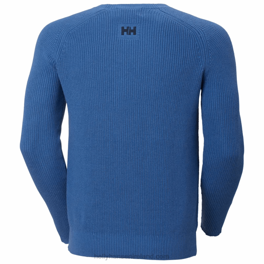 NAVY 8V222F821 Helly-Hansen MEN'S DOCK RIB SWEATER