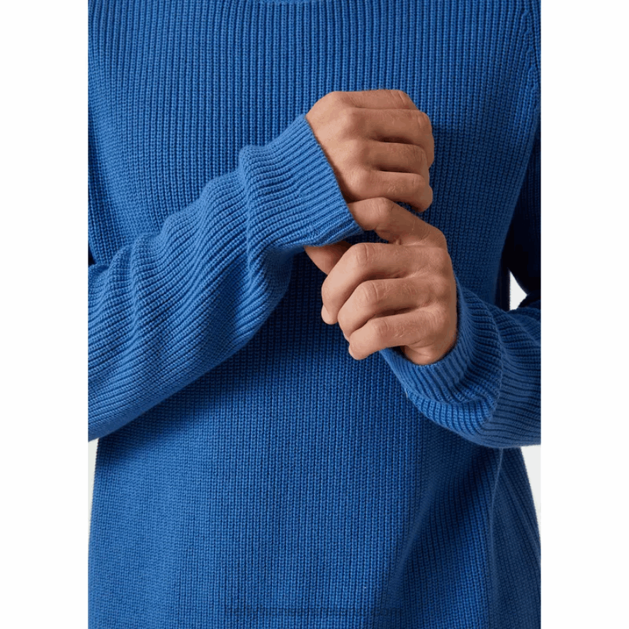 NAVY 8V222F821 Helly-Hansen MEN'S DOCK RIB SWEATER