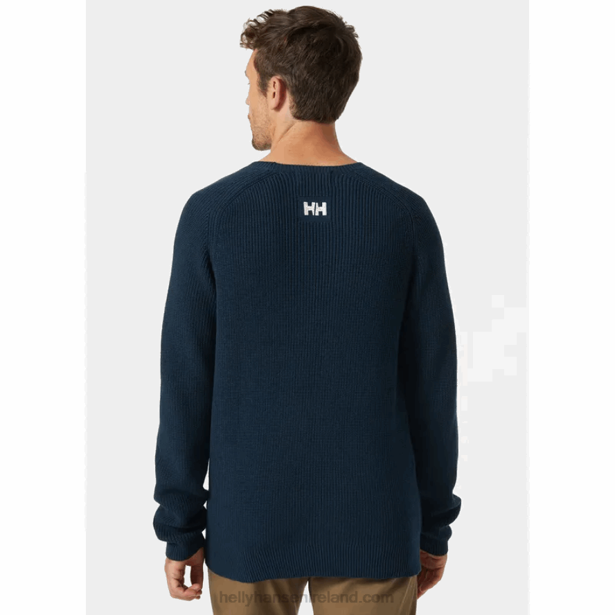 SNOW 8V222F823 Helly-Hansen MEN'S DOCK RIB SWEATER