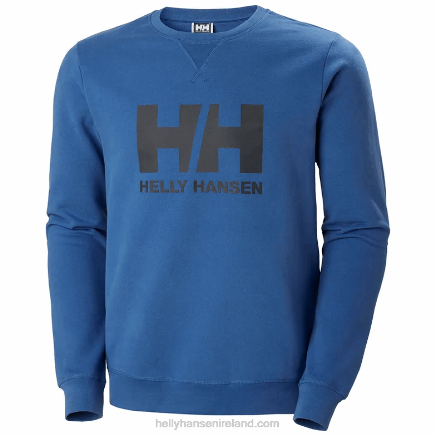 EBONY MELAN 8V222F804 Helly-Hansen MEN'S HH LOGO CREW SWEATSHIRT