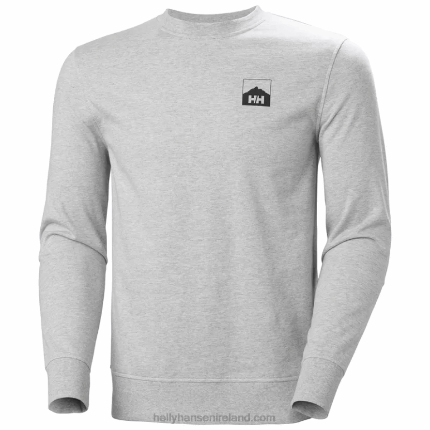 SPRUCE 8V222F777 Helly-Hansen MEN'S NORD GRAPHIC CREW SWEATSHIRT