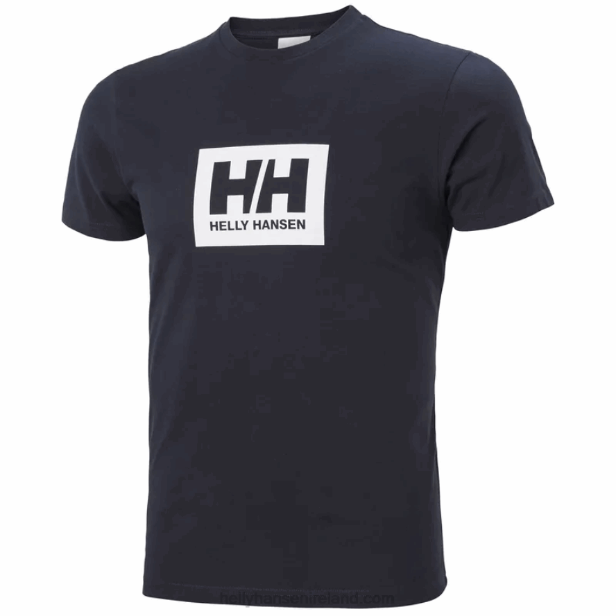 BLACK 8V222F871 Helly-Hansen MEN'S HH BOX T-SHIRT