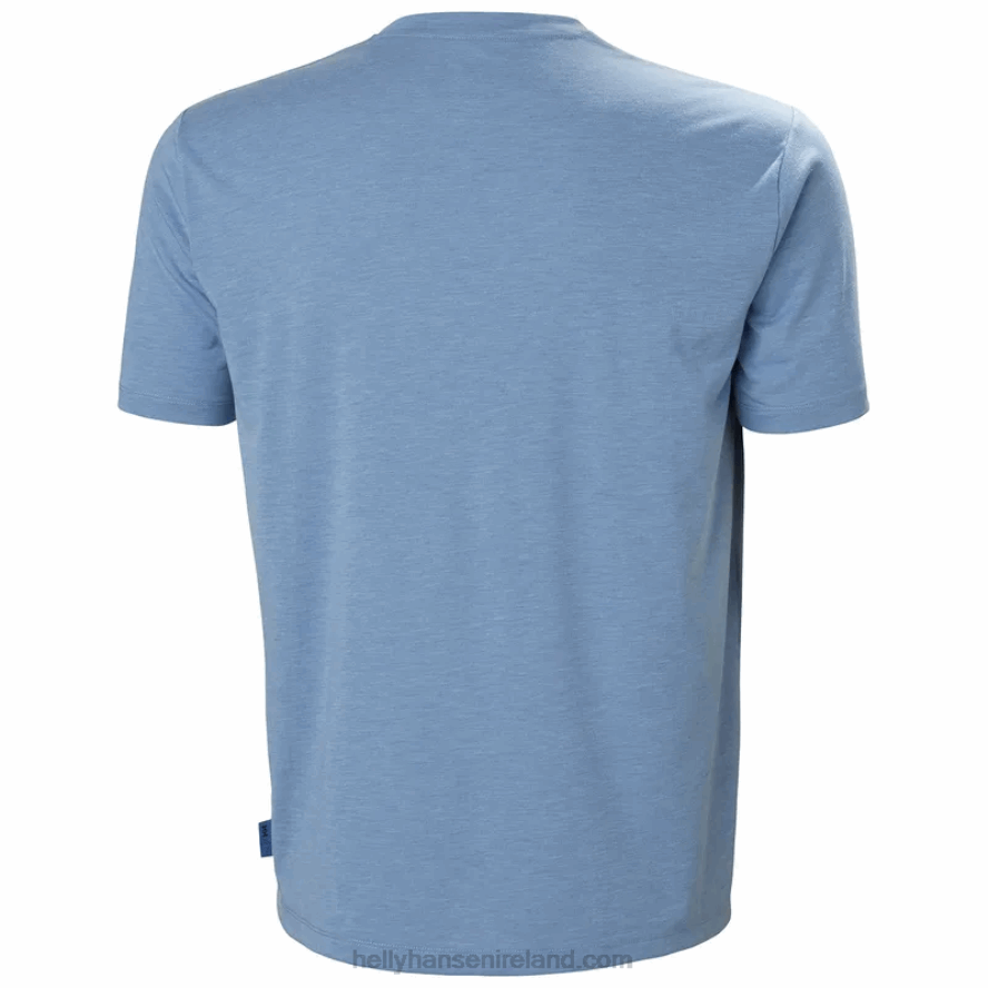 BLUE FOG ME 8V222F847 Helly-Hansen MEN'S SKOG RECYCLED GRAPHIC T-SHIRT