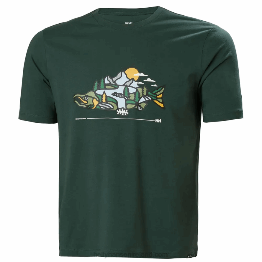 DEEP FJORD 8V222F927 Helly-Hansen F2F ORGANIC COTTON TEE 2.0