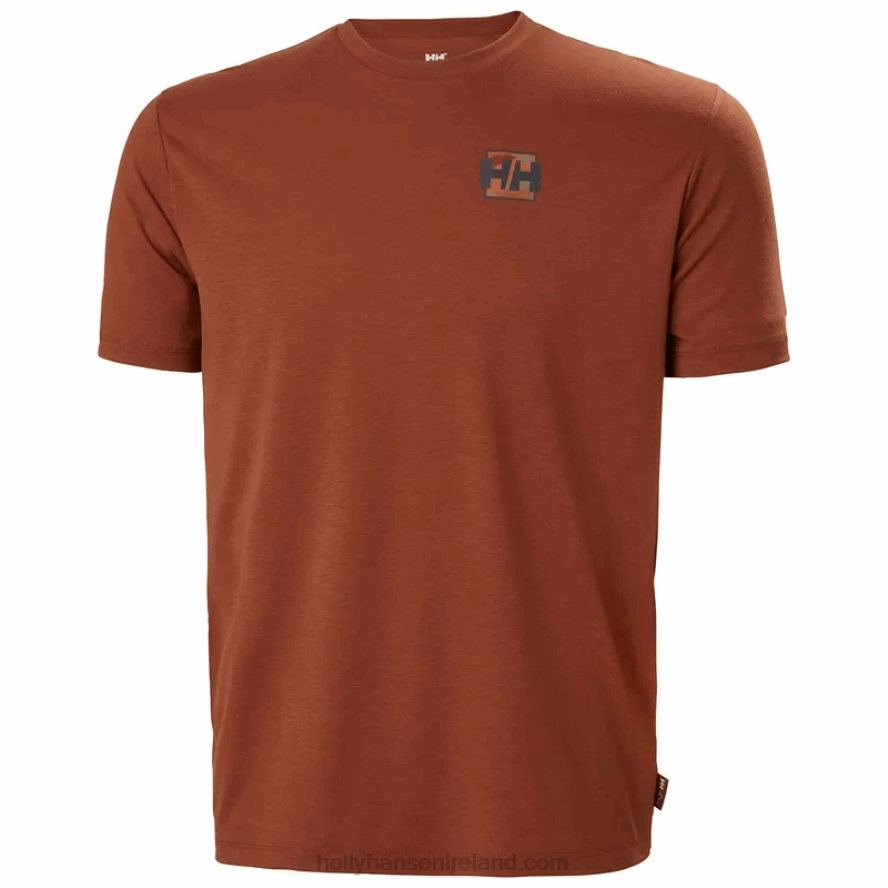 HONEYCOMB M 8V222F841 Helly-Hansen MEN'S SKOG RECYCLED GRAPHIC T-SHIRT