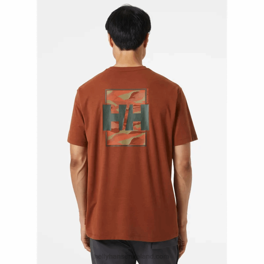 HONEYCOMB M 8V222F841 Helly-Hansen MEN'S SKOG RECYCLED GRAPHIC T-SHIRT