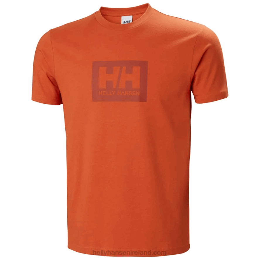 NAVY 8V222F864 Helly-Hansen MEN'S HH BOX T-SHIRT