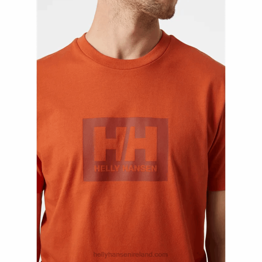 NAVY 8V222F864 Helly-Hansen MEN'S HH BOX T-SHIRT