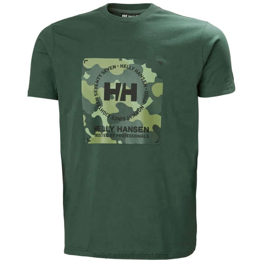 NAVY 8V222F945 Helly-Hansen MEN'S MOVE COTTON T-SHIRT