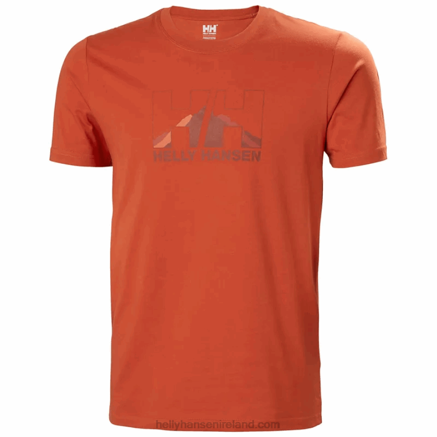 NAVY III 8V222F881 Helly-Hansen MEN'S NORD GRAPHIC T-SHIRT