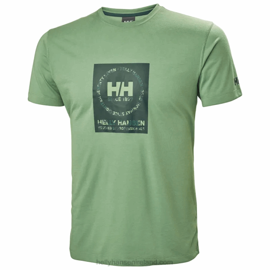 POPPY ORANG 8V222F899 Helly-Hansen MEN'S MOVE QUICK-DRY T-SHIRT