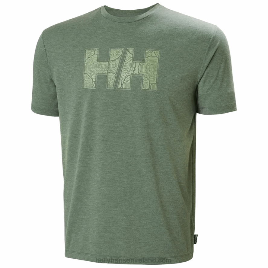 SNOW 8V222F844 Helly-Hansen MEN'S SKOG RECYCLED GRAPHIC T-SHIRT