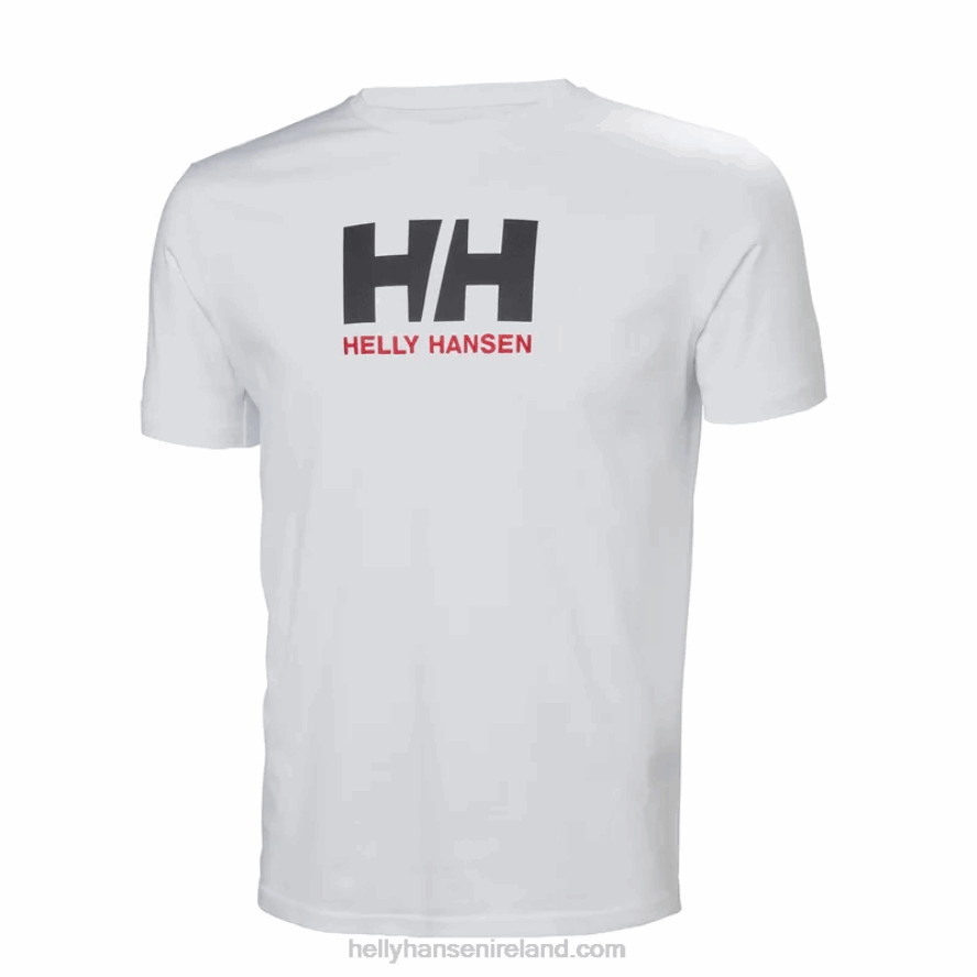 WHITE 8V222F862 Helly-Hansen MEN'S HH LOGO T-SHIRT
