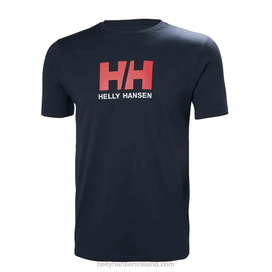 WHITE 8V222F863 Helly-Hansen MEN'S HH LOGO T-SHIRT