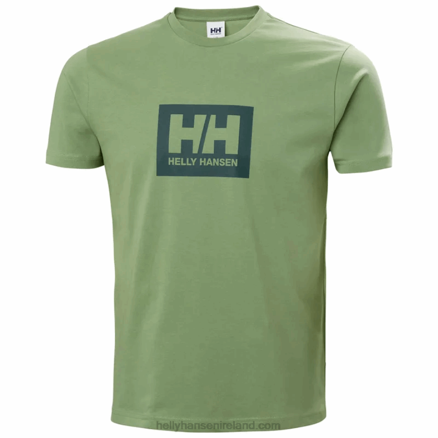 WHITE 8V222F866 Helly-Hansen MEN'S HH BOX T-SHIRT