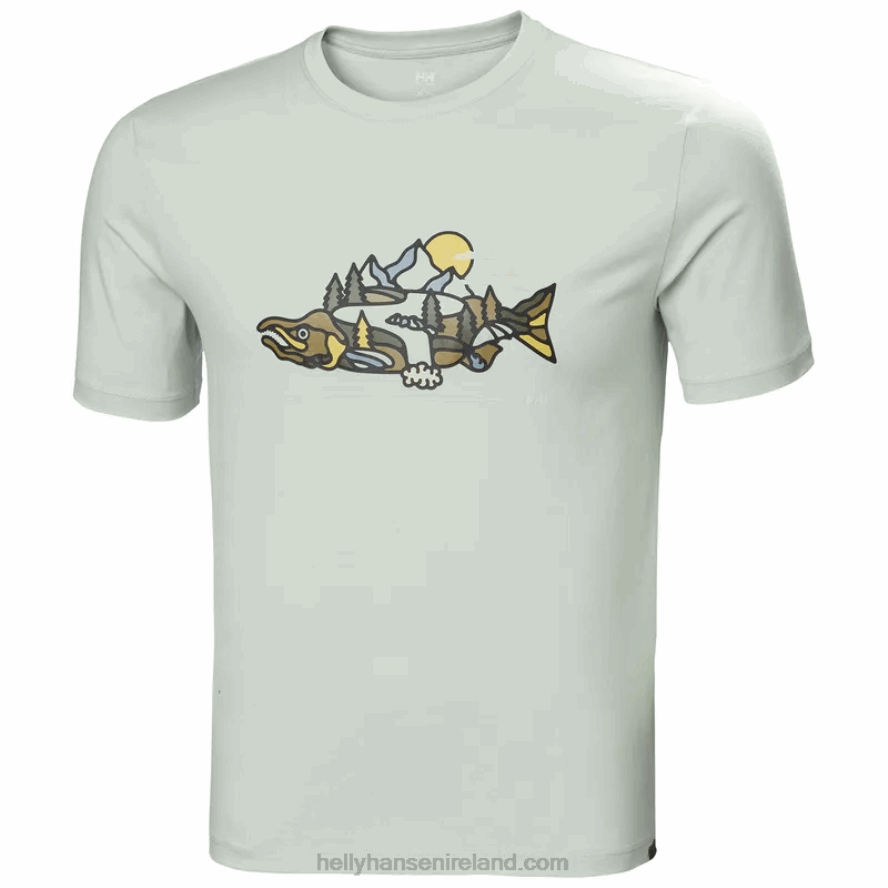 WHITE 8V222F888 Helly-Hansen MEN'S F2F ORGANIC COTTON T-SHIRT