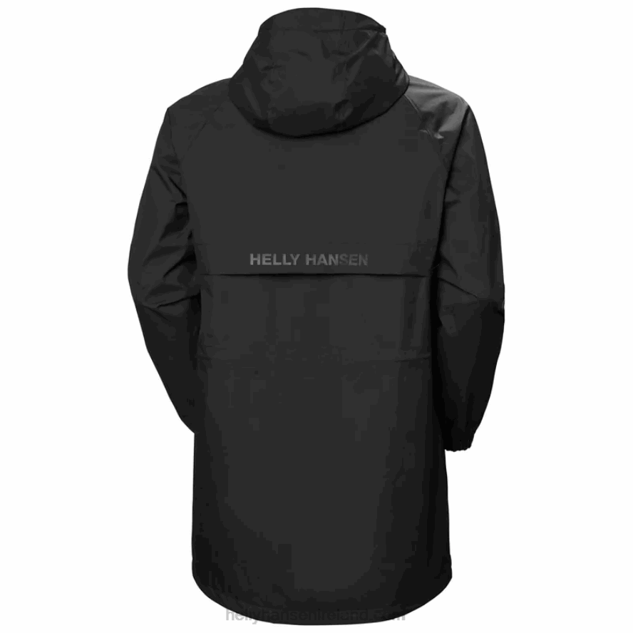 BLACK 8V222F273 Helly-Hansen MEN'S ACTIVE LONG COAT