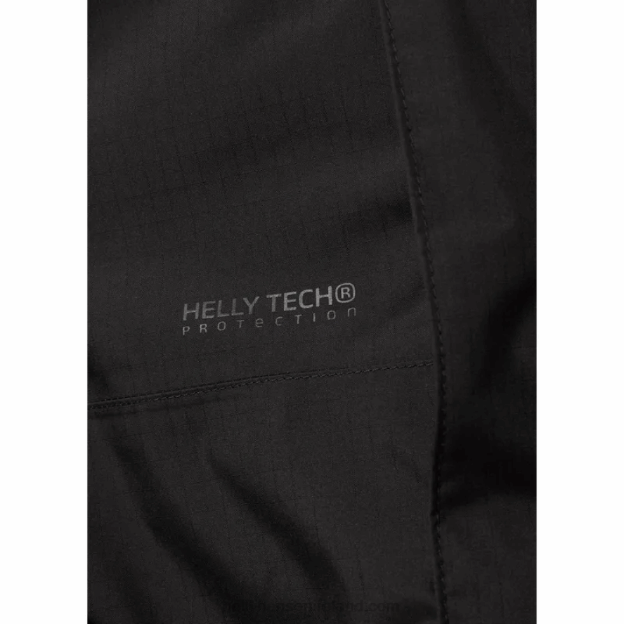 BLACK 8V222F273 Helly-Hansen MEN'S ACTIVE LONG COAT