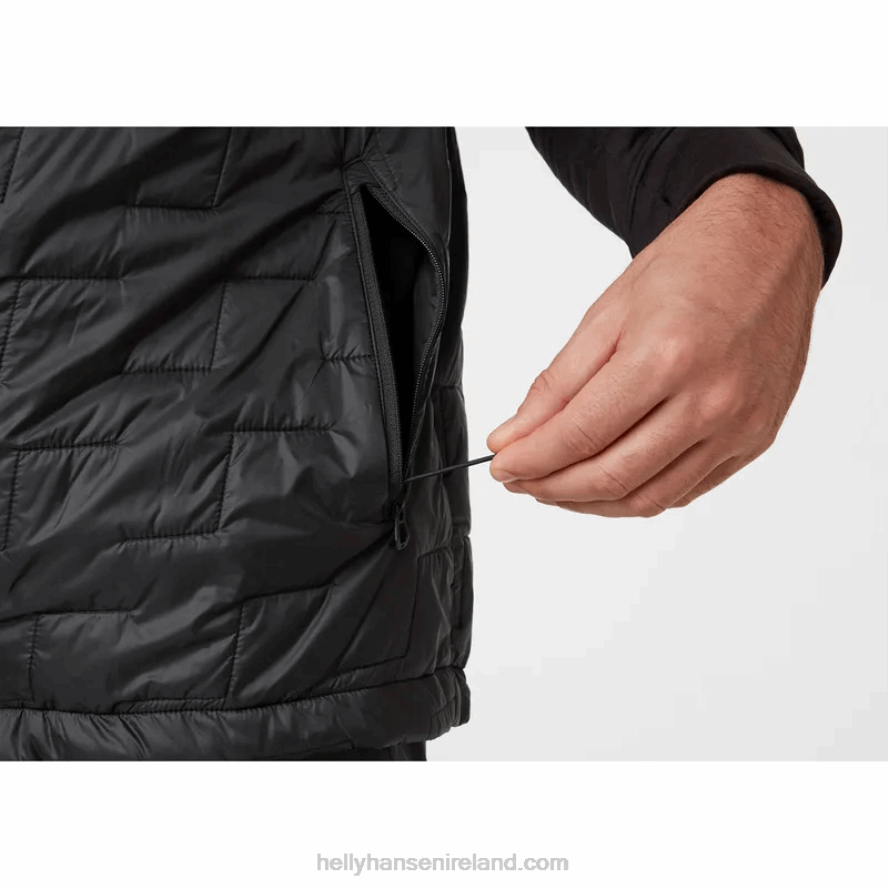 BLACK 8V222F303 Helly-Hansen MEN'S LIFALOFT INSULATOR VEST