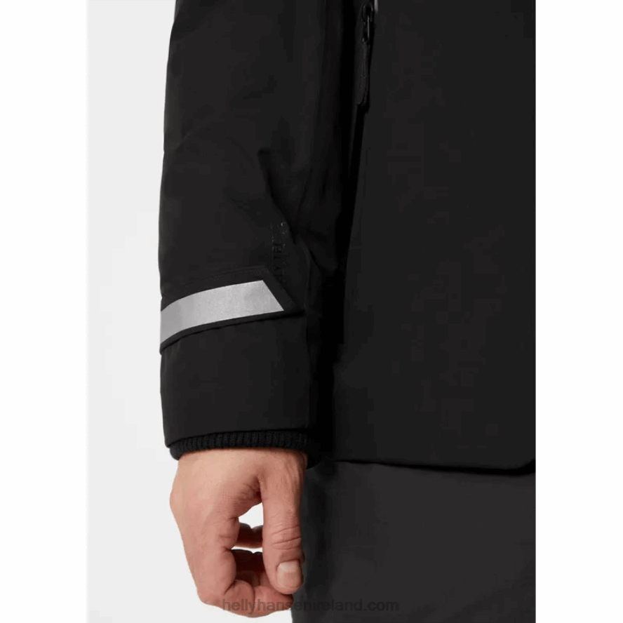 BLACK 8V222F350 Helly-Hansen MEN'S URBAN PROFESSIONAL DOWN COAT