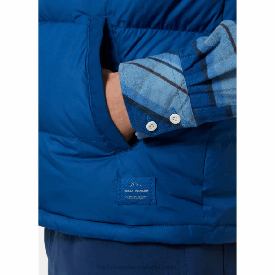 DEEP FJORD 8V222F304 Helly-Hansen MEN'S ISFJORD DOWN VEST