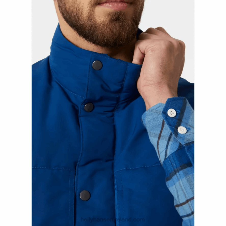 DEEP FJORD 8V222F304 Helly-Hansen MEN'S ISFJORD DOWN VEST