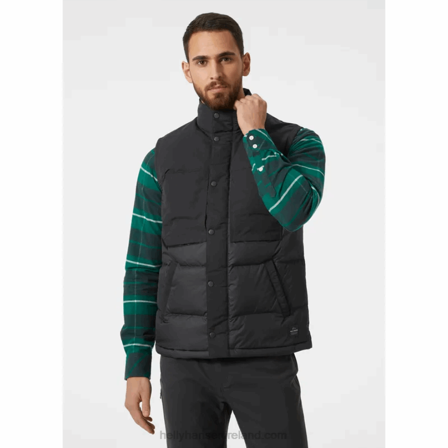 EBONY 8V222F305 Helly-Hansen MEN'S ISFJORD DOWN VEST