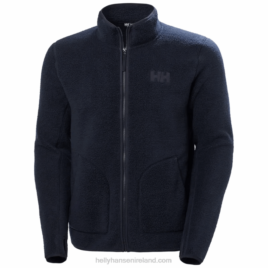 NAVY 8V222F313 Helly-Hansen MEN'S PANORAMA PILE FLEECE JACKET
