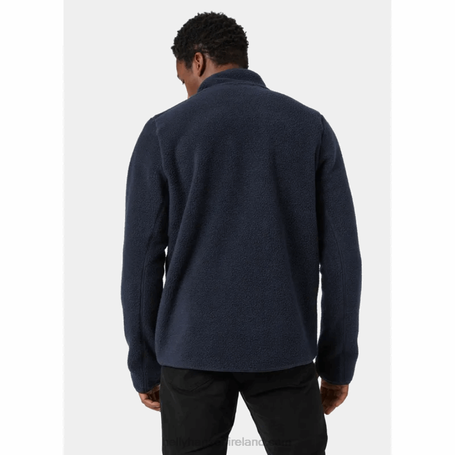 NAVY 8V222F313 Helly-Hansen MEN'S PANORAMA PILE FLEECE JACKET