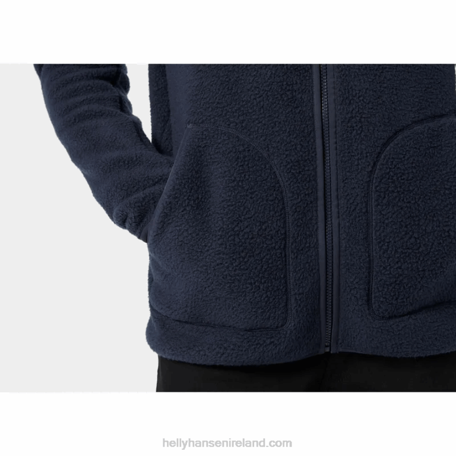 NAVY 8V222F313 Helly-Hansen MEN'S PANORAMA PILE FLEECE JACKET