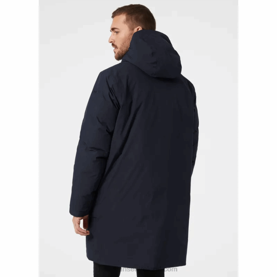 NAVY 8V222F351 Helly-Hansen MEN'S URBAN PROFESSIONAL DOWN COAT