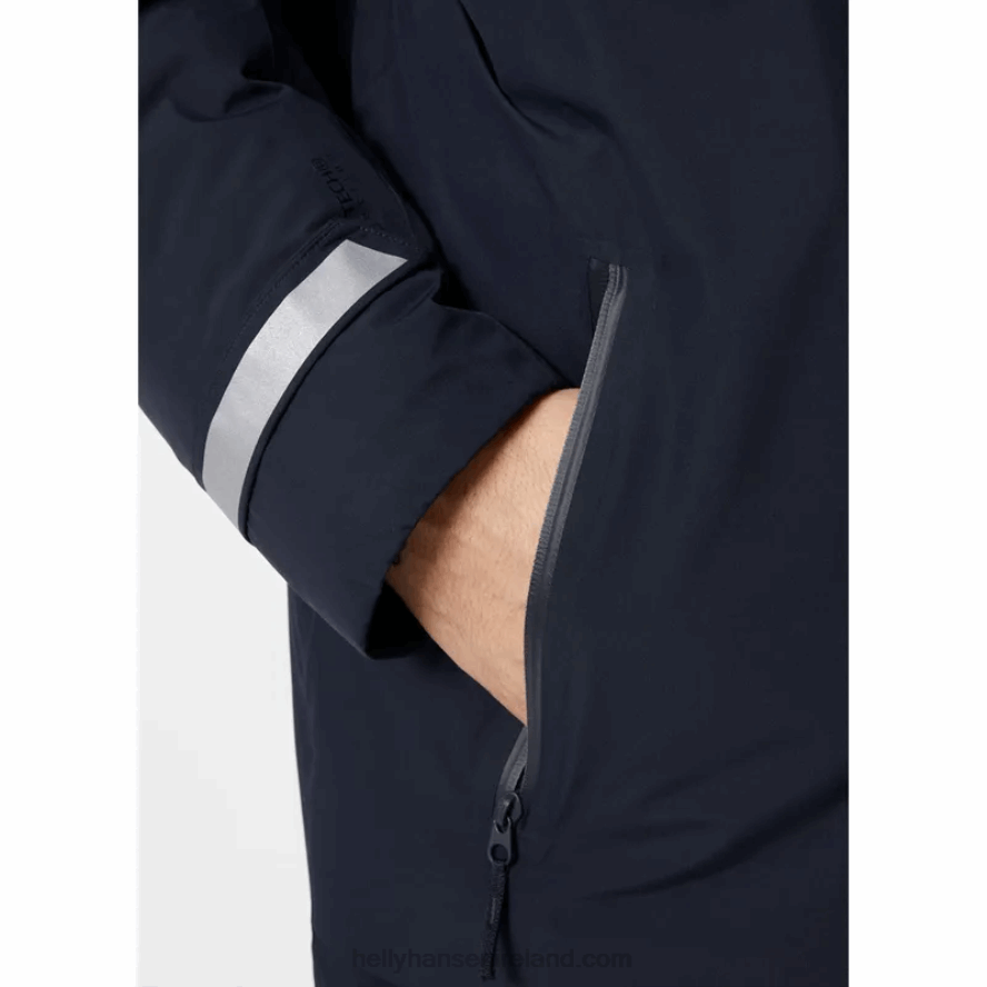 NAVY 8V222F351 Helly-Hansen MEN'S URBAN PROFESSIONAL DOWN COAT