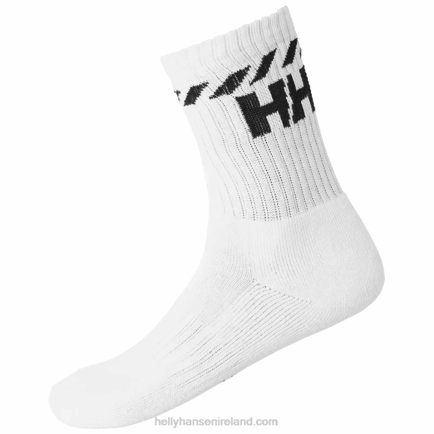 SHARP GREEN 8V222F1283 Helly-Hansen UNISEX COTTON SPORT SOCKS 3 PACK