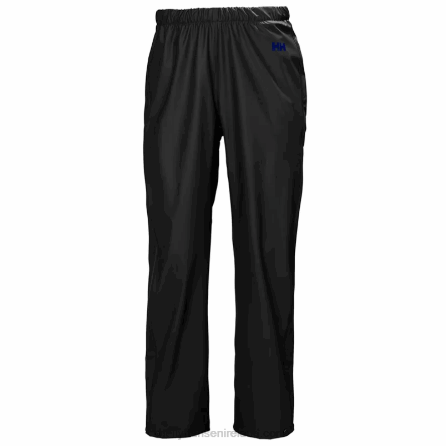 BLACK 8V222F1790 Helly-Hansen WOMEN'S MOSS RAIN PANTS
