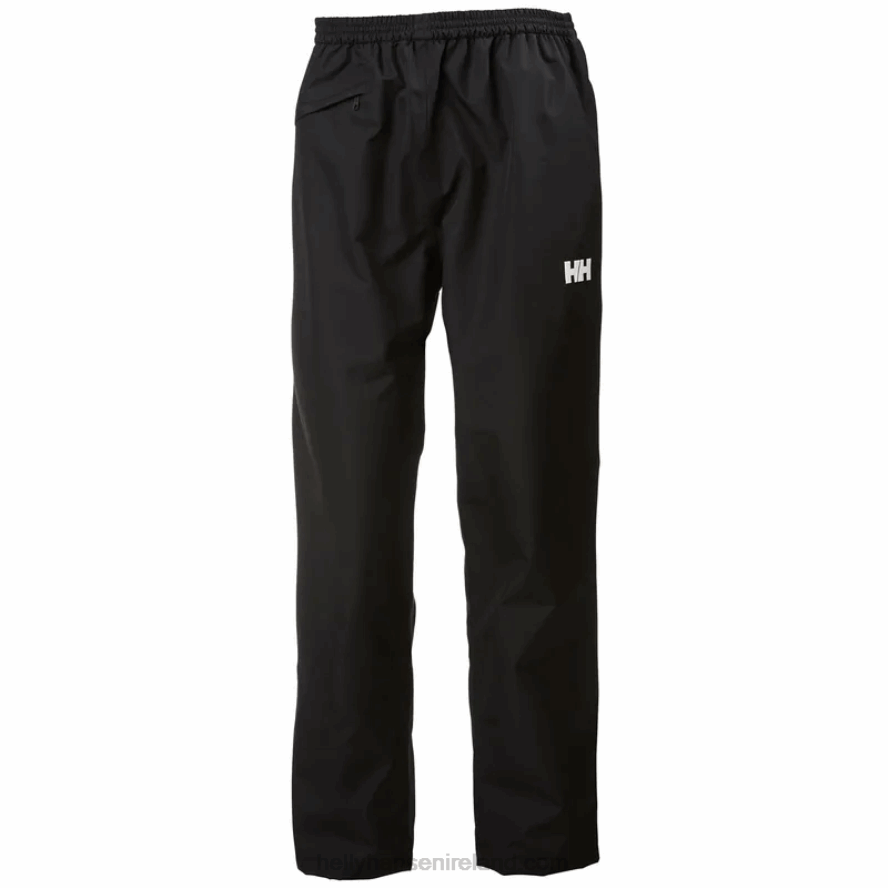 BLACK 8V222F1791 Helly-Hansen WOMEN'S ADEN RAIN PANTS