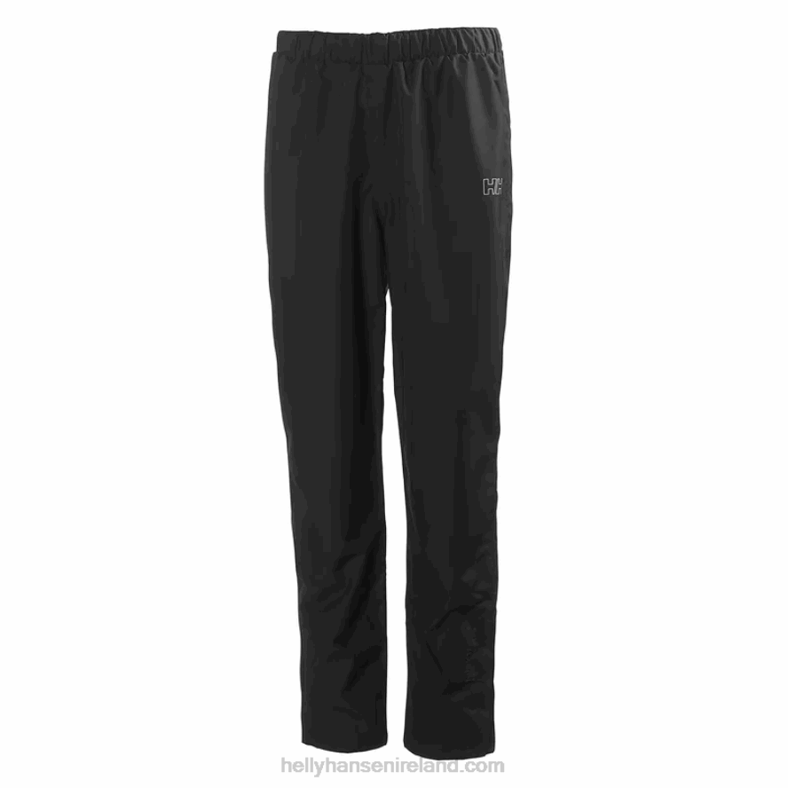 EBONY 8V222F1789 Helly-Hansen WOMEN'S SEVEN J RAIN PANTS