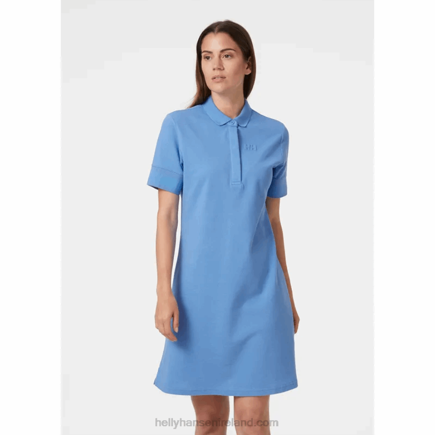 NAVY STRIPE 8V222F2039 Helly-Hansen WOMEN'S THALIA PIQUE DRESS