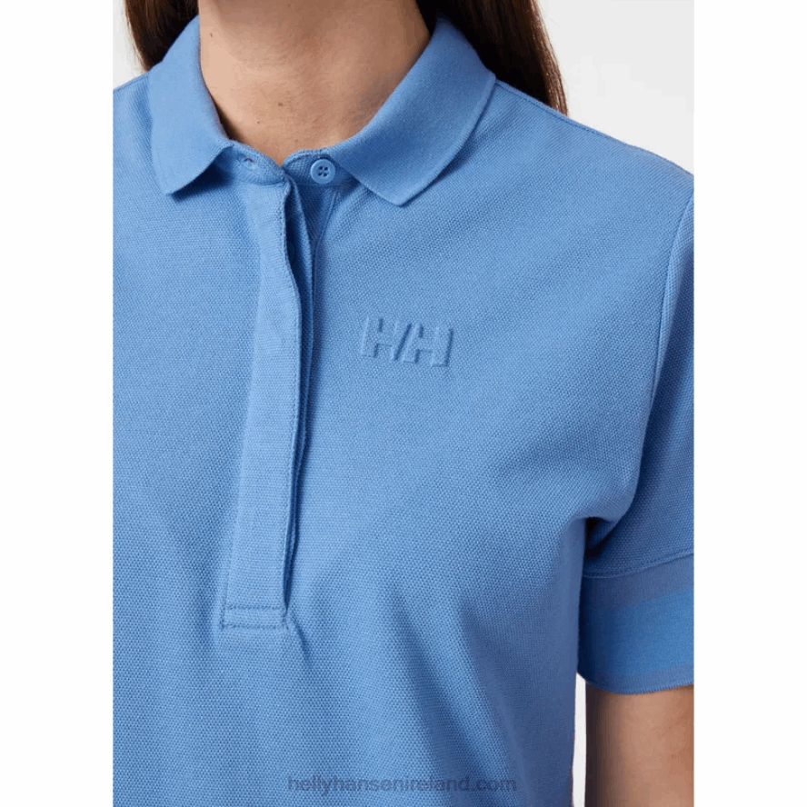 NAVY STRIPE 8V222F2039 Helly-Hansen WOMEN'S THALIA PIQUE DRESS